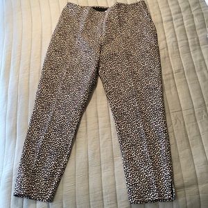 Jules and Leopold pull on high waisted print pant, size Large